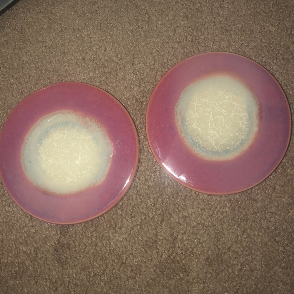 pink and white ceramic Coasters